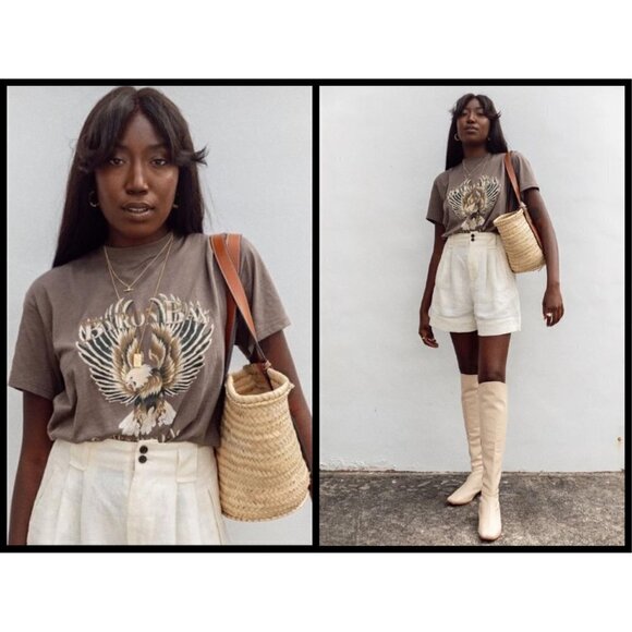 💕SPELL & THE GYPSY💕 Byron Bay Eagle Graphic Tee - Picture 1 of 14